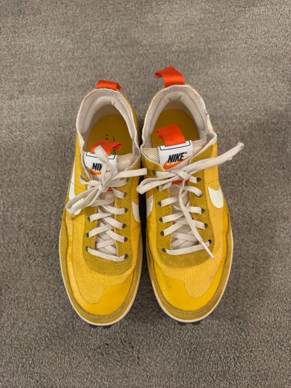 Tom Sachs x NikeCraft General Purpose Shoe Yellow Dark Sulfur 7.5